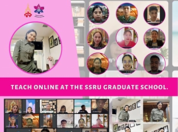 Teach online at the SSRU Graduate School
on January 8th, 2023  #Asst. Prof.
Dr.Thada  Siththada.