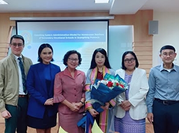 Congratulations to Miss He Anni, a
doctoral student in the Educational
Administration Program