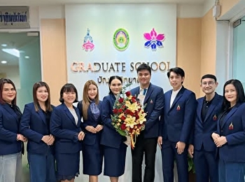 Educational Administration Program
Congratulates Assistant Professor Dr.
Wanjak Noi-chan on Earning His Doctoral
Degree