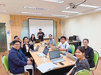 .Thai Master’s degree students (Batch
31) attending a thesis consultation
session with their advisor, Asst. Prof.
Dr. Sutthipong Boonphadung.